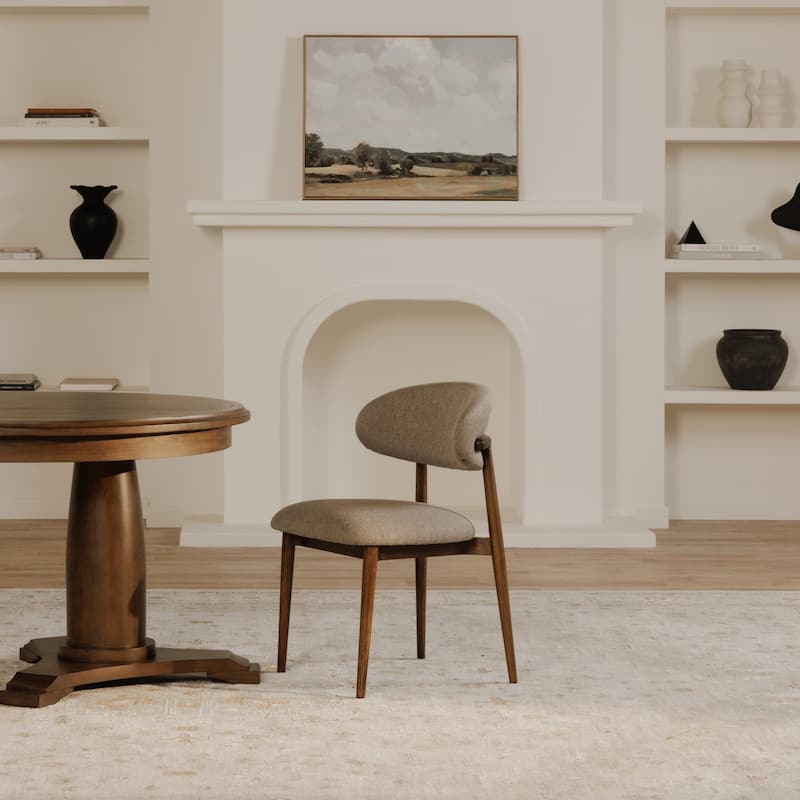 NADAAL STUDIOS Aldric, Dining Chair With Performance Fabric Upholstery