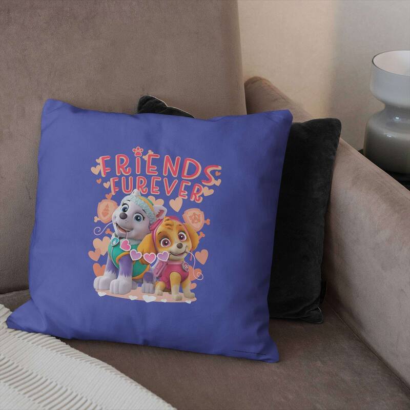 Nickelodeon Paw Patrol Friends Furever 18 Inch Throw Pillow