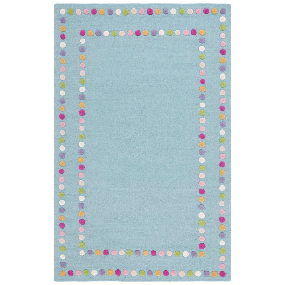 SAFAVIEH Handmade Kids Destini Dots Wool Rug