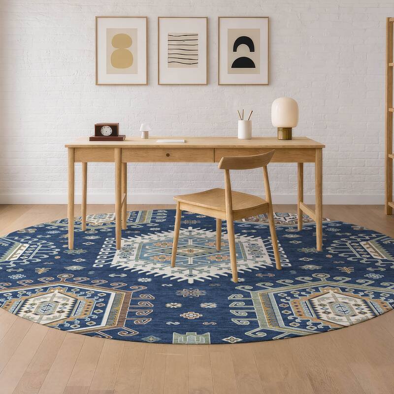 Machine Washable Indoor/ Outdoor Global Akron Chantille Rug