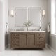 preview thumbnail 2 of 14, James Martin Vanities Chicago 60" Double Vanity, Whitewashed Walnut