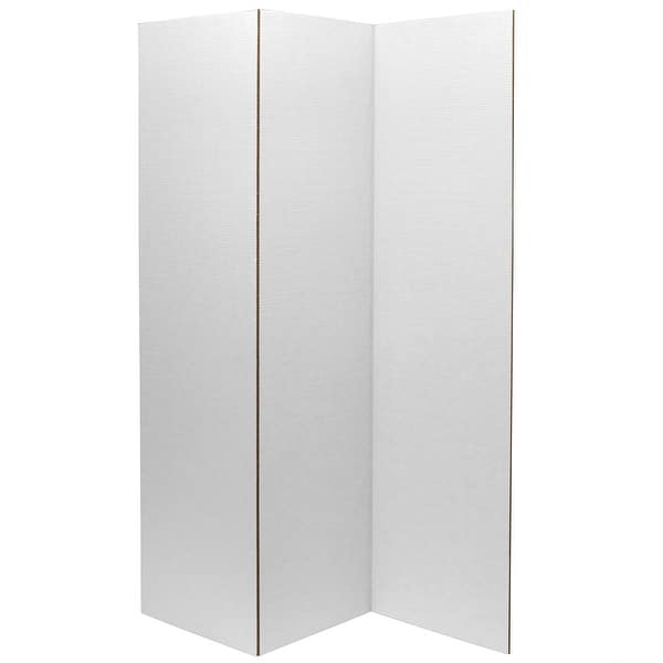 6 ft. Tall White Cardboard Room Divider Bed Bath & Beyond 32040628