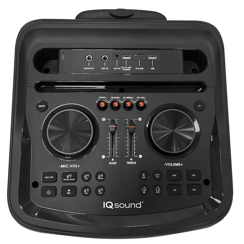 IQ Sound CYBER FLEX12 12-Inch Portable Bluetooth Party Speaker