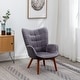 preview thumbnail 41 of 50, Carson Carrington Aasen Silky Velvet Tufted Accent Chair with Ottoman