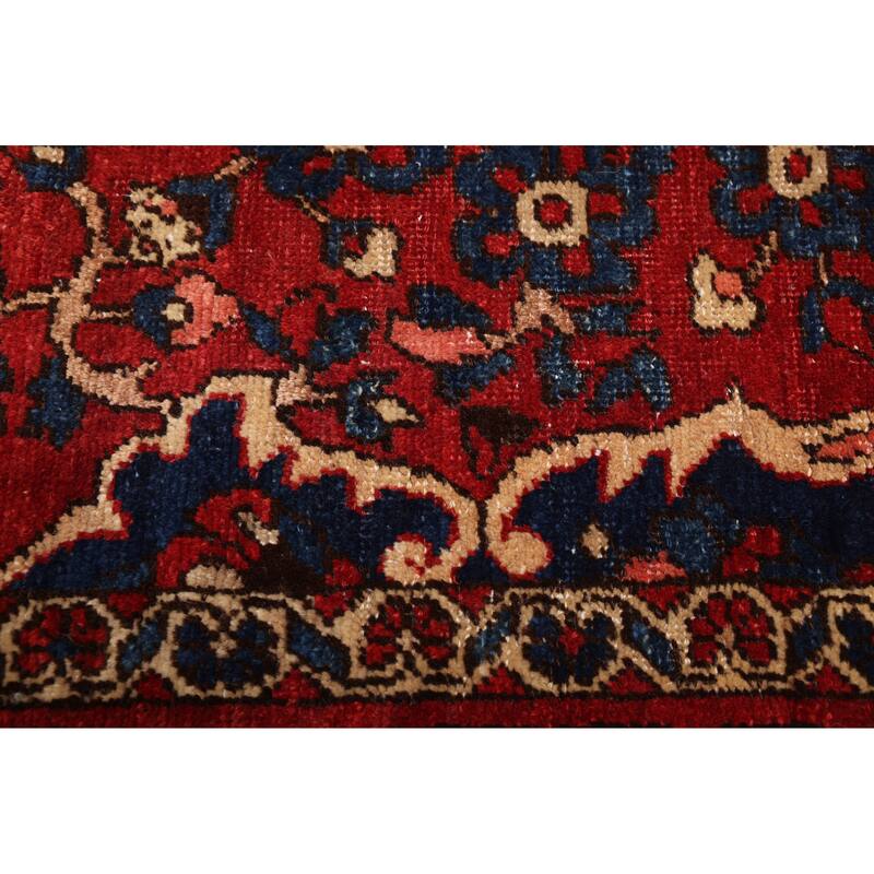 ECARPETGALLERY Hand-knotted Kayseri Vintage Red Wool Rug - 4'2 x 6'7