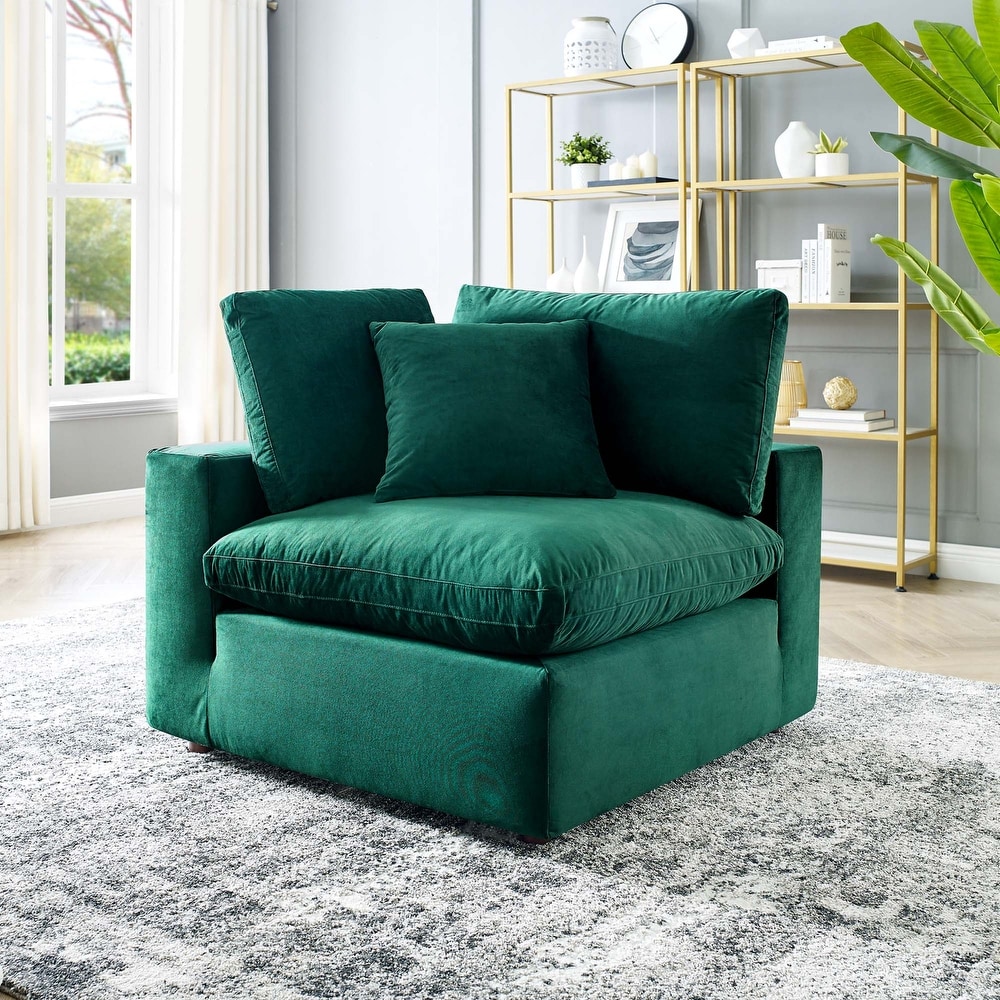 Teal hot sale corner chair