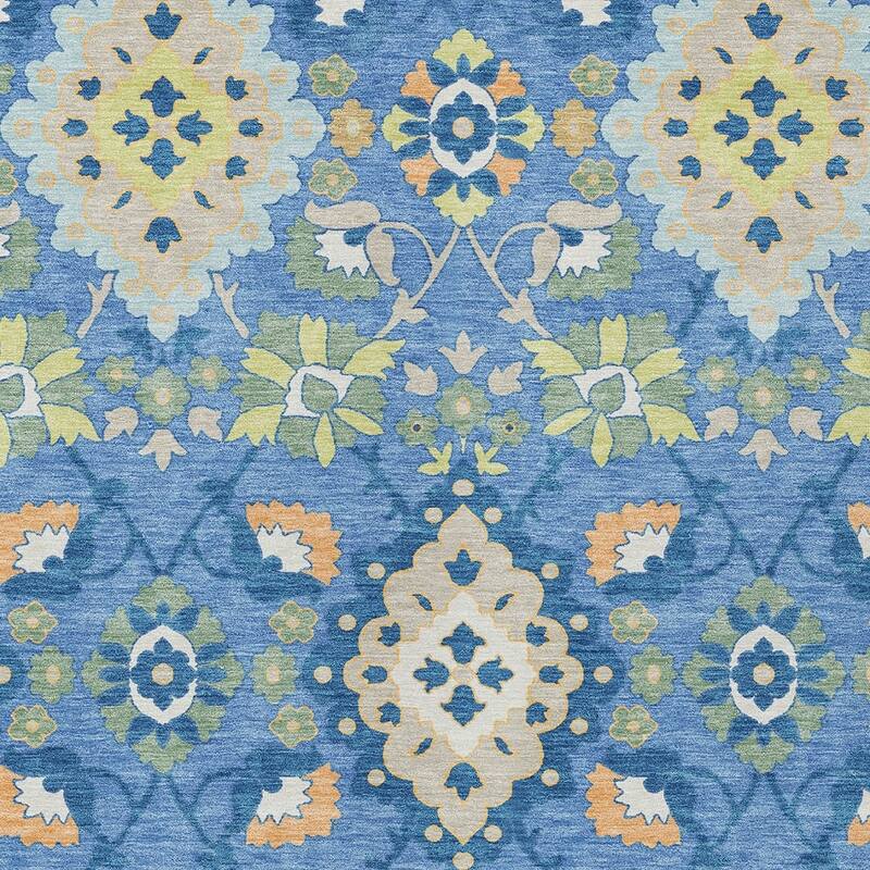 HomeRoots Oriental Traditional Rectangle Outdoor Rug