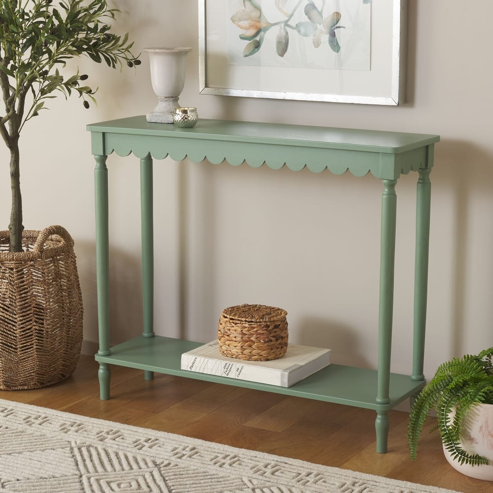 SAFAVIEH Haven Farmhouse Console Table - 28"W x 12"D x 28"H