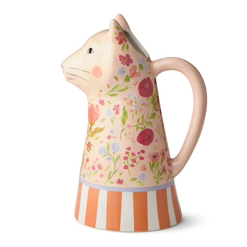 Certified International Menagerie 64 oz. 3-D Pitcher - 8.25"L x 6.00"W x 11.25"H