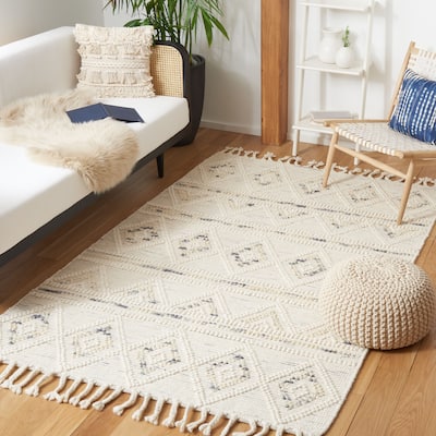 SAFAVIEH Handmade Natura Madlena Boho Jute & Wool Braided