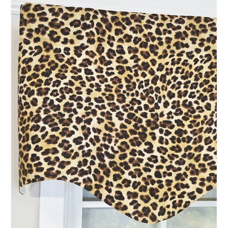 RLF Home Cheetah Regal Valance