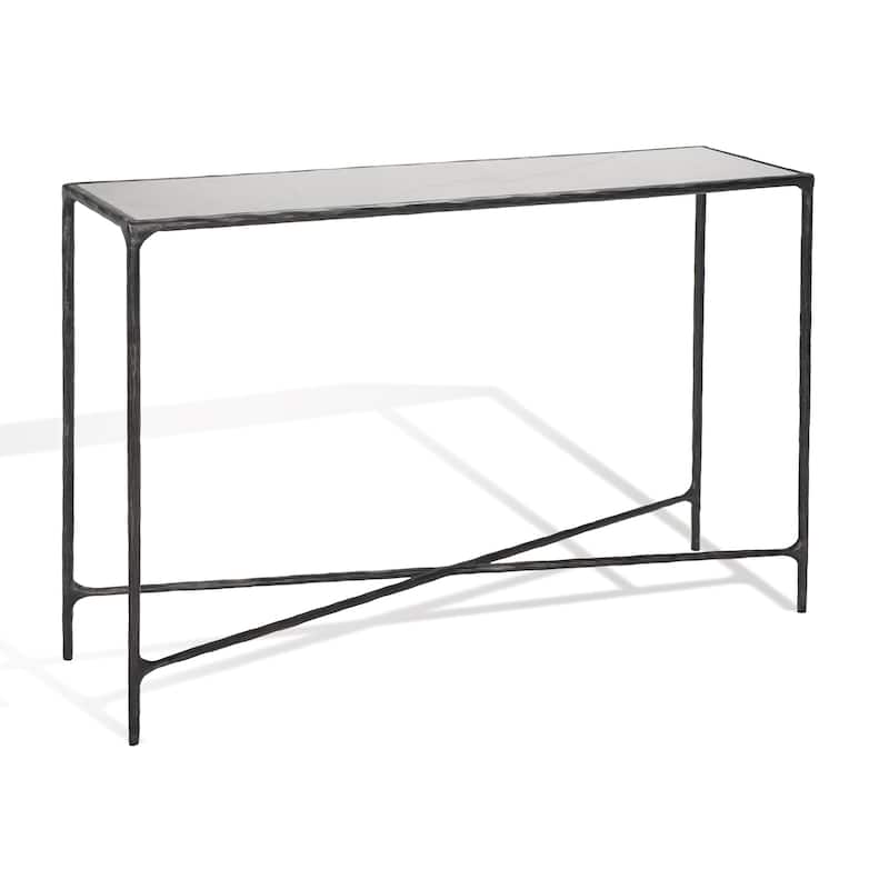 SAFAVIEH Couture Dorotea Forged Metal Rectangle Console Table - 48" W x 12" L x 30" H - 48"W x 12"D x 30"H