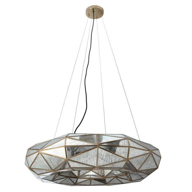Metropolitan N1698 Geo-Gem 8 Light 36" Wide Ring Chandelier