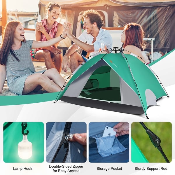 Gopl All Weather Pod Sports Tent for 2-4 People, 7 x 7 FT Easy Setup Clear Bubble Tent with Floor Mat, Camping Sun Shelter, Outdoor Screen Hoe with Carrying Bag (7 Gopl All Weather Pod Sports Tent for 2-4 People, 7 x 7 FT Easy Setup Clear Bubble Tent with Floor Mat, Camping Sun Shelter, Outdoor Screen Hoe with Carrying Bag (7