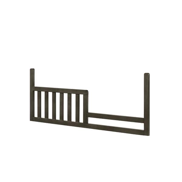 slide 2 of 3, Nursery 56" Wide Toddler guardrail, Gray