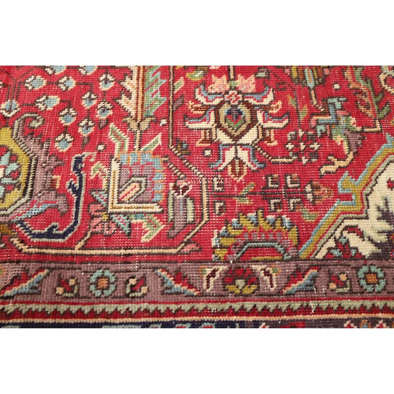 ECARPETGALLERY Hand-knotted Antalya Vintage Red Wool Rug - 6'10 x 9'9