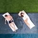 preview thumbnail 5 of 8, Ledge Lounger - Autograph Chaise - Inside Pool & Sun Shelf Lounge Chaise - Designed for Shelves Up to 12" - Set of 2 White