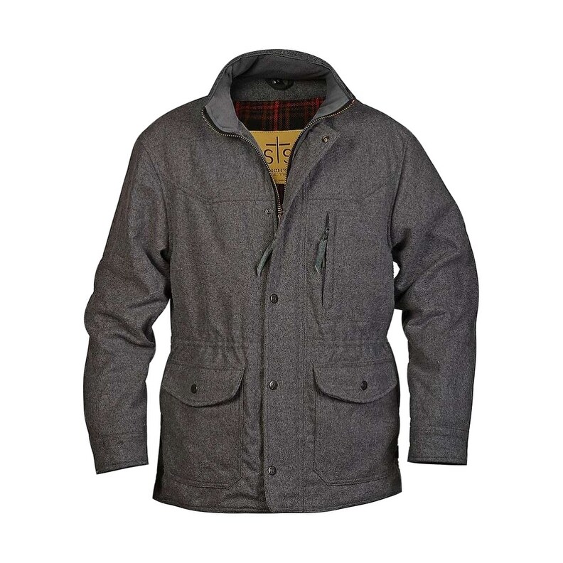 mens wool zip jacket
