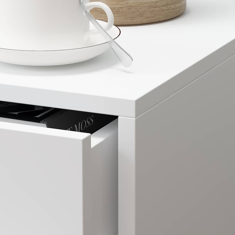 Modern 3-Drawer Nightstand Drawer Storage End Table Side Table
