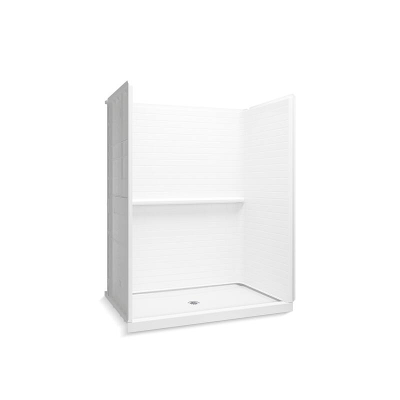 Sterling K-72530106 Traverse 76-3/8" High x 60" Composite Shower with