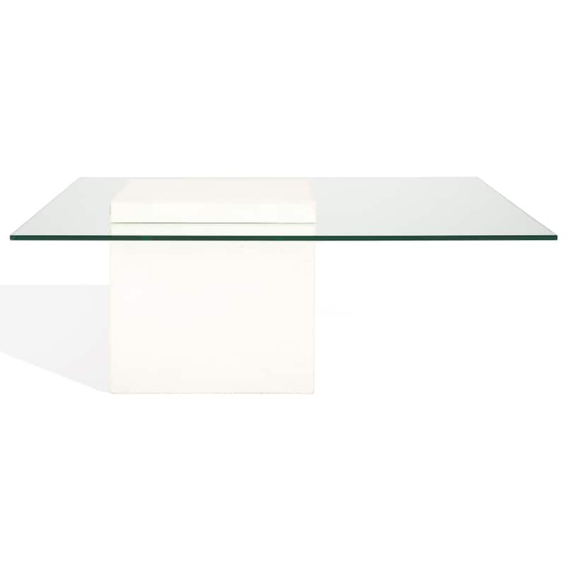SAFAVIEH Couture Sophibeth Concrete Coffee Table - 39"W x 39"D x 15"H