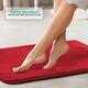 Clara Clark Ultra Soft Plush Bathroom Rug - Non-Slip, Velvet, Memory Foam Bath Mat - Set of 2