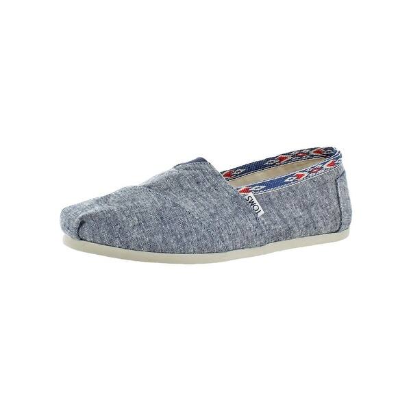 Shop Toms Womens Classic Casual Shoes Canvas Slip On 9 Medium B