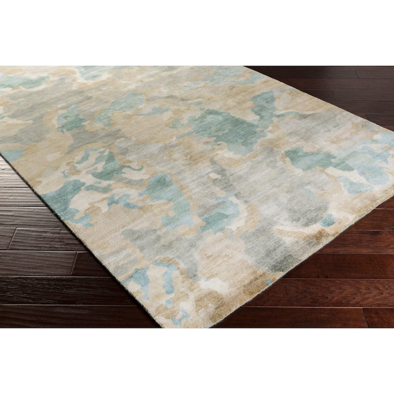 Hand-Knotted Virgil Abstract Indoor Area Rug
