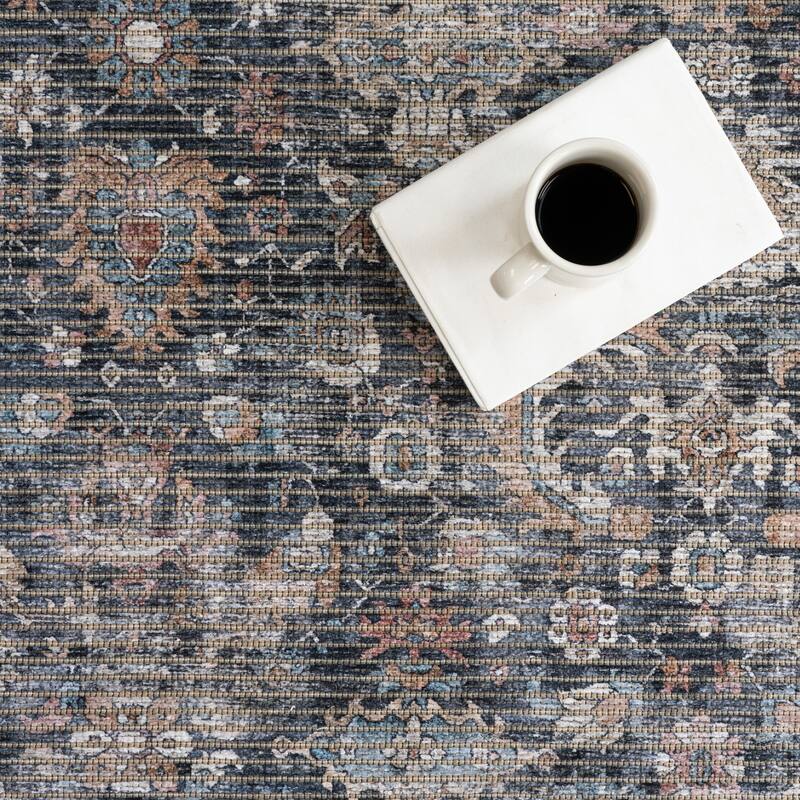 Nuloom Carmela Medallion Machine Washable Area Rug