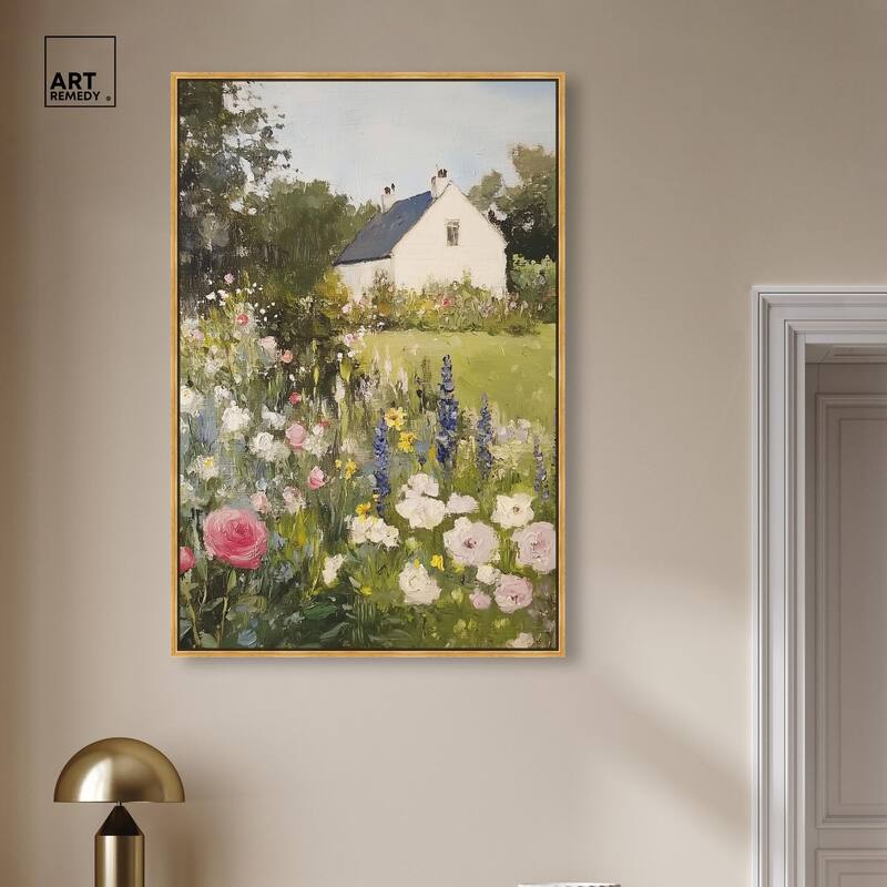 Floral Farmhouse II Canvas by Art Remedy
