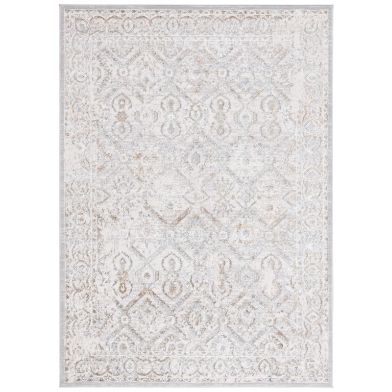 Martha Stewart by SAFAVIEH Edlira Rug - 6'7" x 8'7" - Ivory/Grey Gold