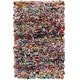 preview thumbnail 55 of 175, SAFAVIEH Handmade Rio Shag Chihoko 3.5-inch Extra Thick Decorative Rug 2'6" x 4' - Grey/Multi - Rectangle