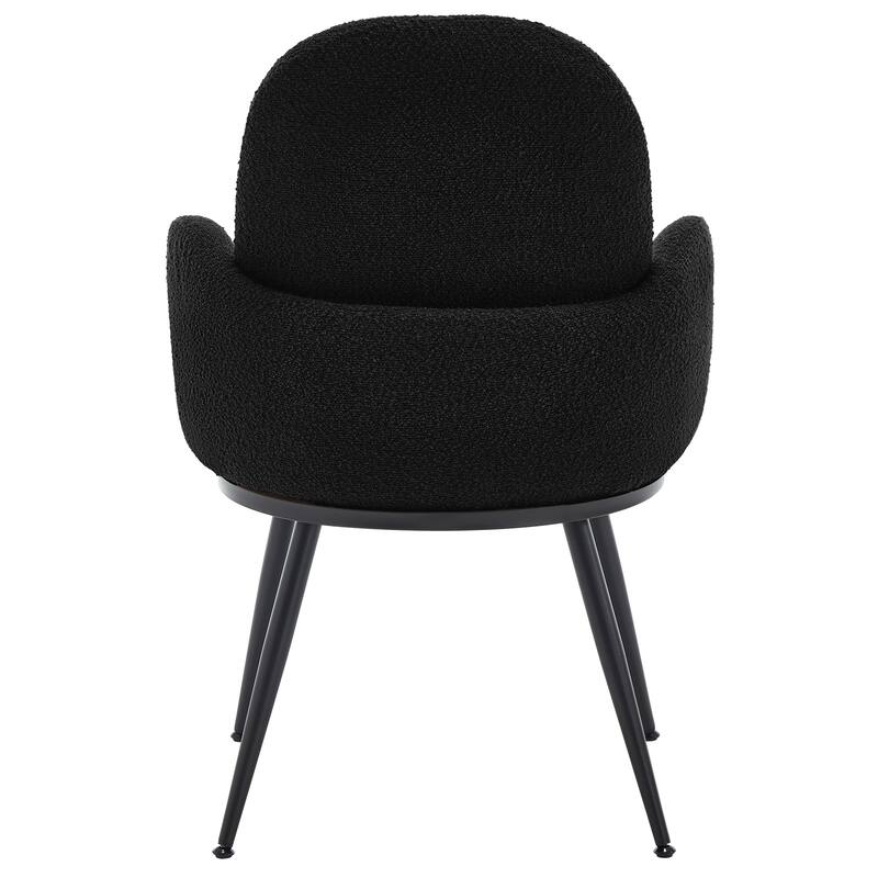 Fabric Upholstered Dining Chairs Set of 2/4 with Arms - 34.8"H x 23.2"W x 22.8"D