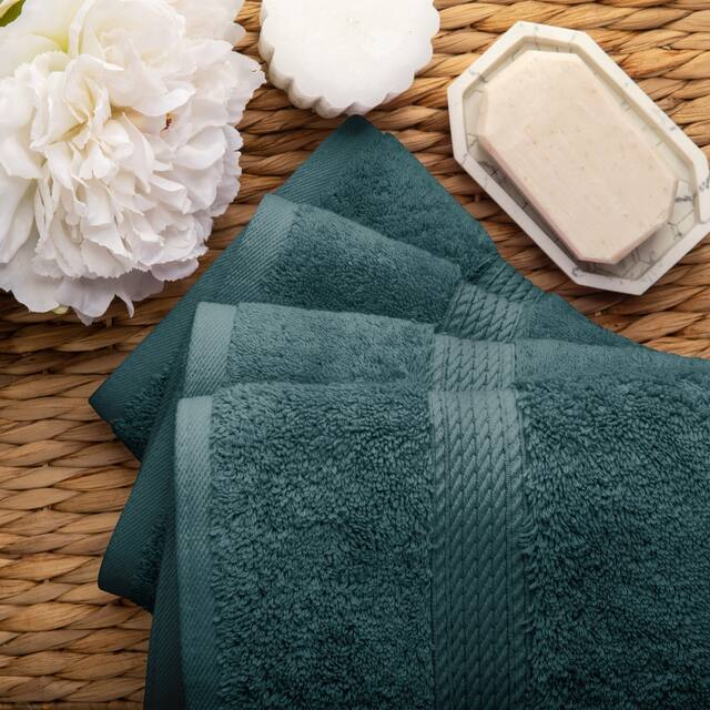 Marche Egyptian Cotton 4 Piece Hand Towel Set by Miranda Haus