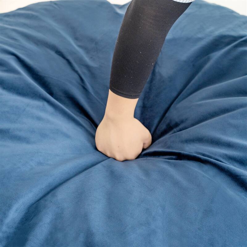 Giant 5' Memory Foam Furniture Bean Bag Chairs with Microfiber Cover