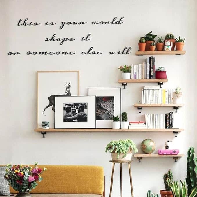 This Is Your World Metal Wall Art