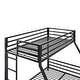 preview thumbnail 11 of 13, Signature Sleep Coen Kids' Bunk Bed with Reversible Ladder, Twin/Full, Black Black