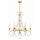 preview thumbnail 2 of 3, Crystorama Lighting Group MAI-18606 Maizey 6 Light 28" Wide Crystal