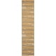 preview thumbnail 13 of 47, Martha Stewart by SAFAVIEH Chalk Stripe Wool/ Viscose Rug 2'3" x 10' Runner - Toffee Gold - Runner
