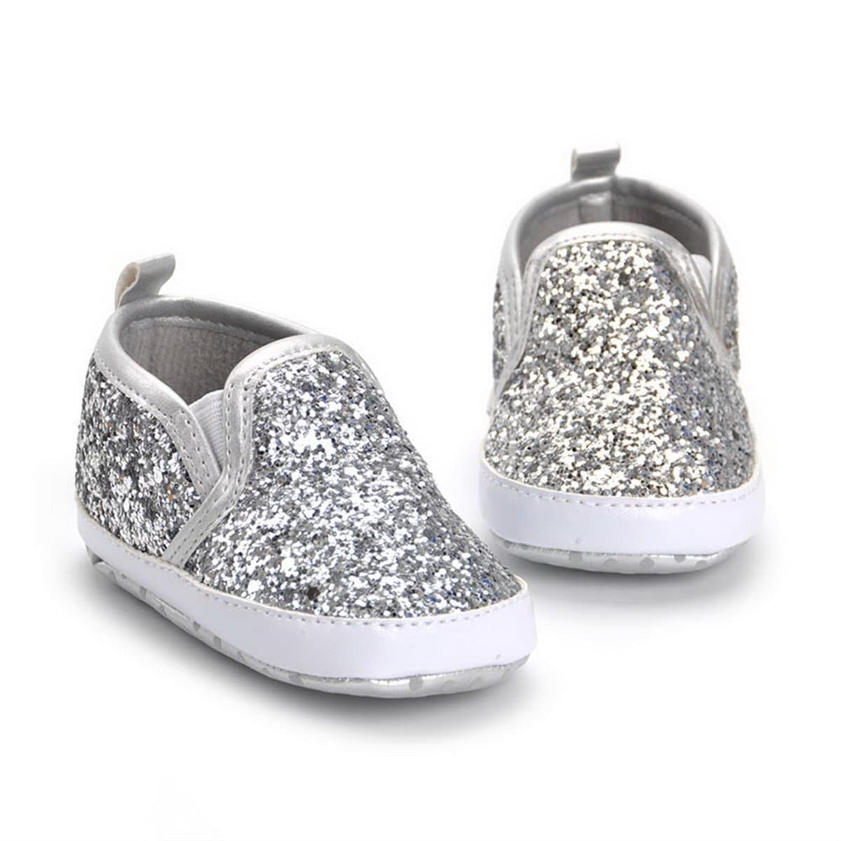 sequin baby shoes