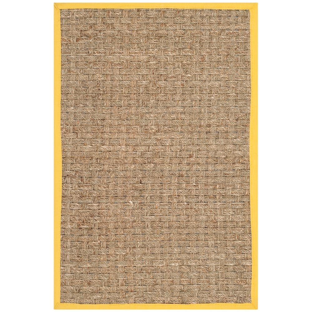 SAFAVIEH Natural Fiber Zymryd Basketweave Seagrass Rug