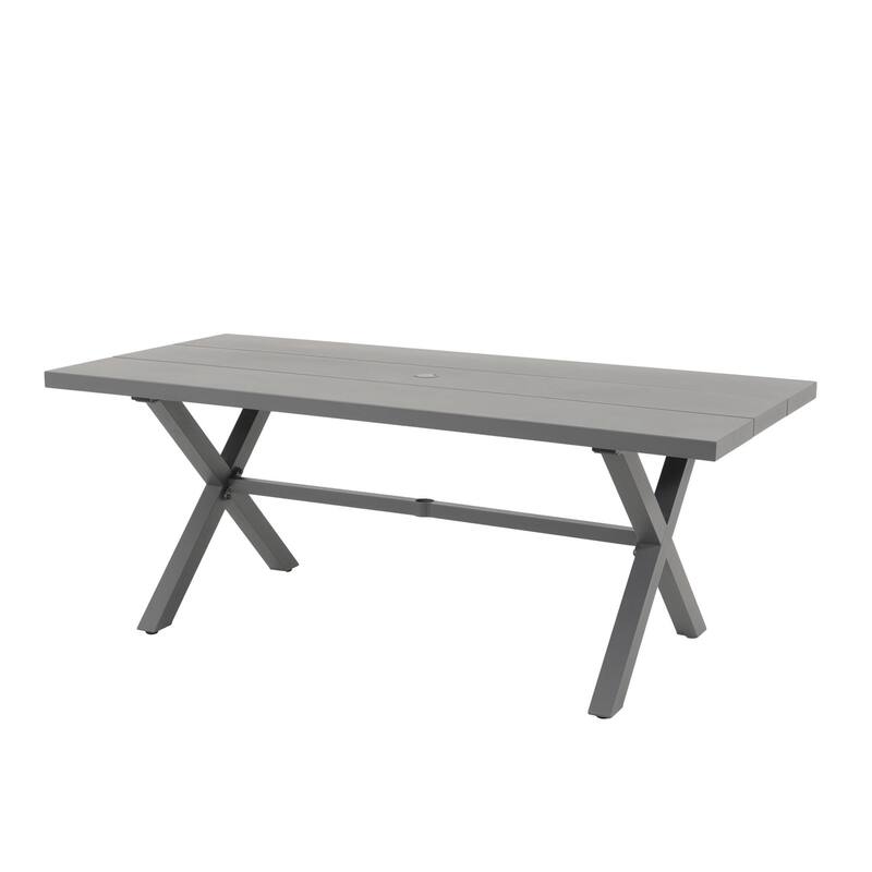 Patio 9 pieces Aluminum Cushioned Dining Set