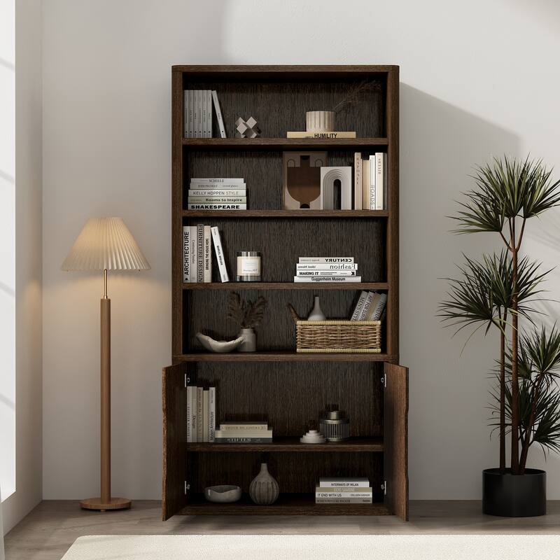 Manhattan Comfort Rivington Modern 40 In Bookcase Cabinet