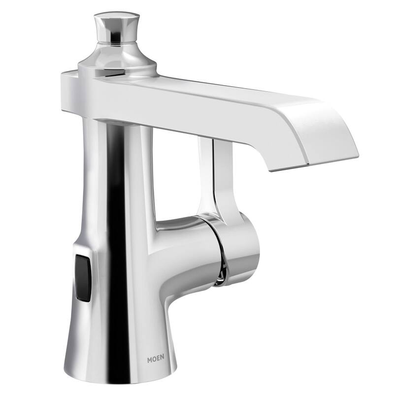 Moen S6981EW Flara 1.2 GPM Single Hole Bathroom Faucet with Pop-Up