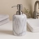 preview thumbnail 3 of 8, Creative Home Spa Collection Natural White Marble Liquid Soap Dispenser, Lotion Dispenser