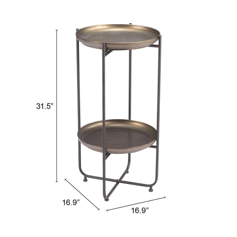 Bronson Accent Table Bronze