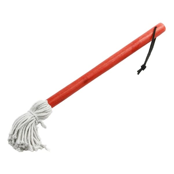 slide 1 of 2, Chef Craft BBQ Basting Mop with 13" Long Wood Handle and Cotton Head 1 Pack