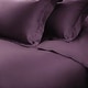 preview thumbnail 68 of 80, Superior Egyptian Cotton 650 Thread Count Solid Duvet Cover Set Plum - Queen