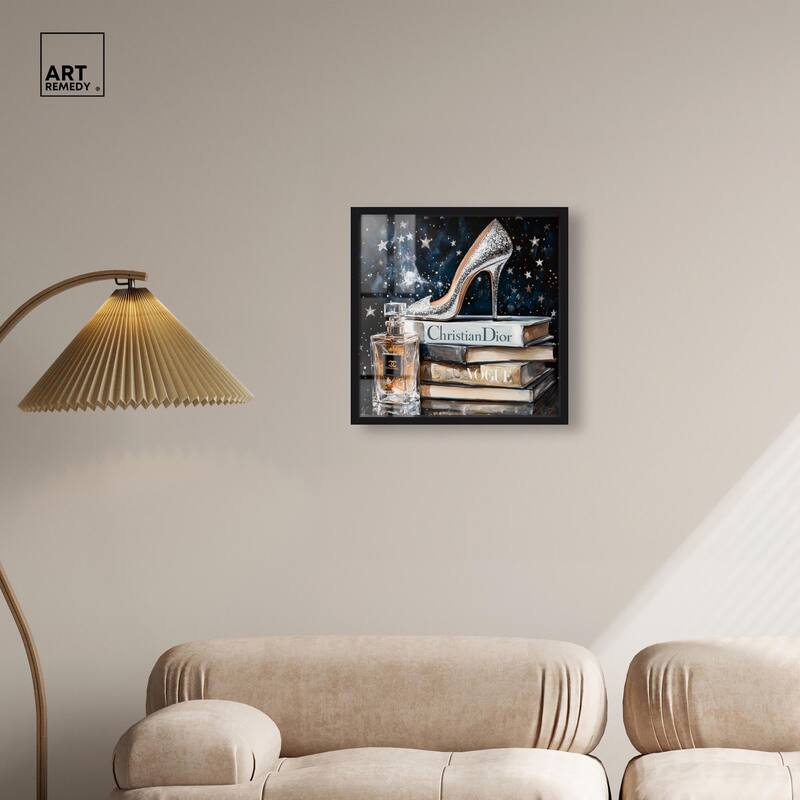 Sparkling Stars Heel Shadowbox by Art Remedy