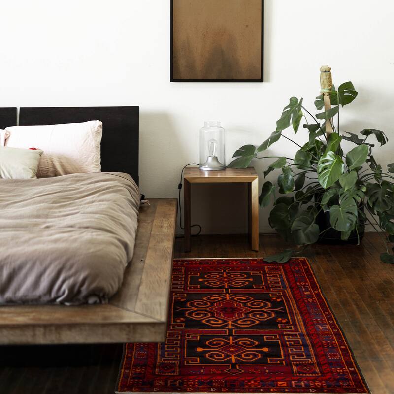 ECARPETGALLERY Hand-knotted Konya Anatolian Red Wool Rug - 4'2 x 7'3